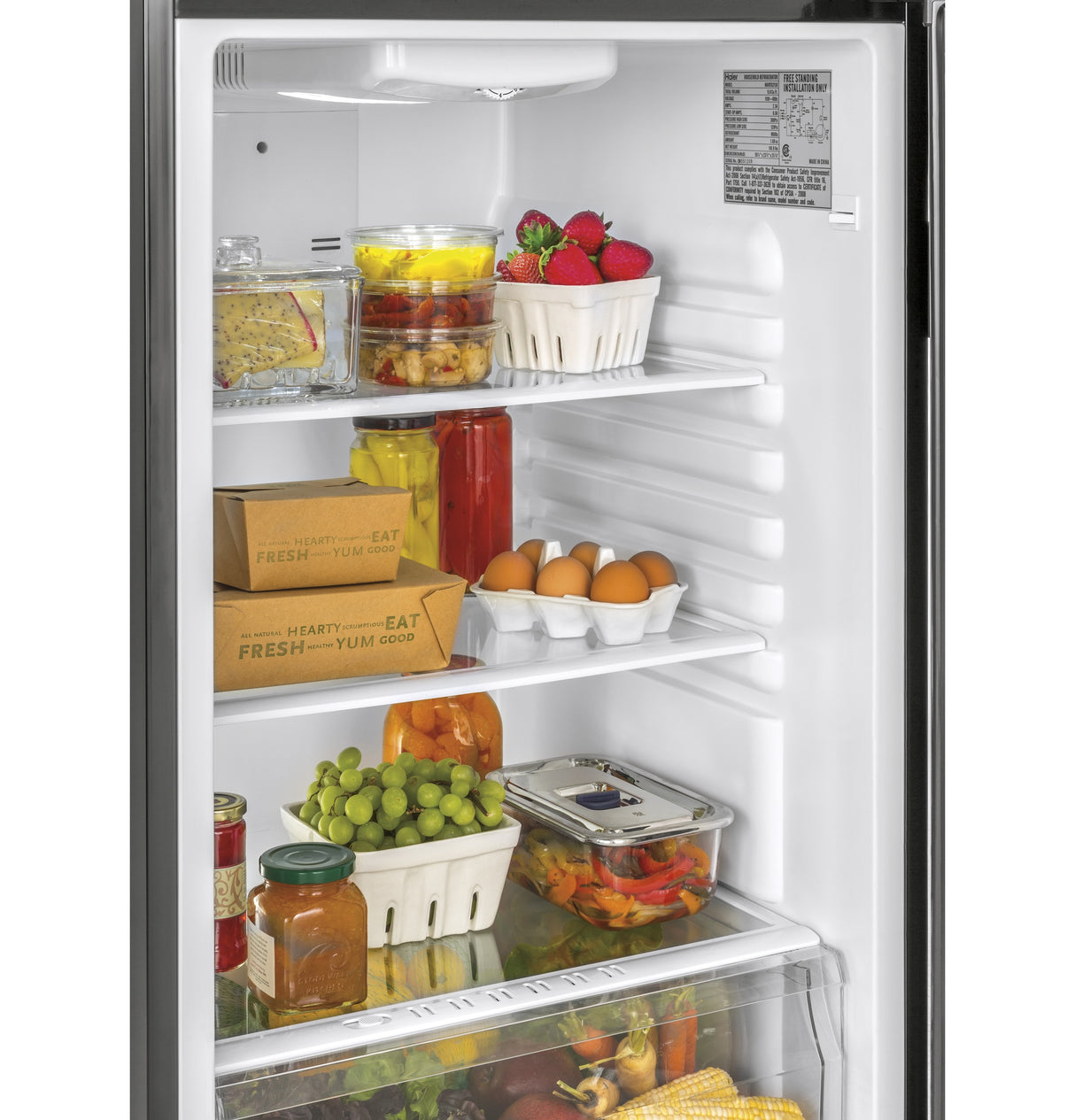 9.8 Cu. Ft. Top Freezer Refrigerator - (HA10TG21SB)
