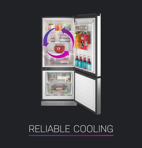 GE Profile(TM) 10.0 cu. ft. 12V DC Bottom Freezer Refrigerator - (PBV10RSTSS)