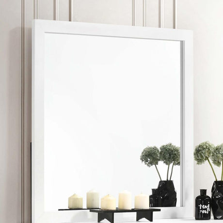 Kendall Square Dresser Mirror White - (224404)
