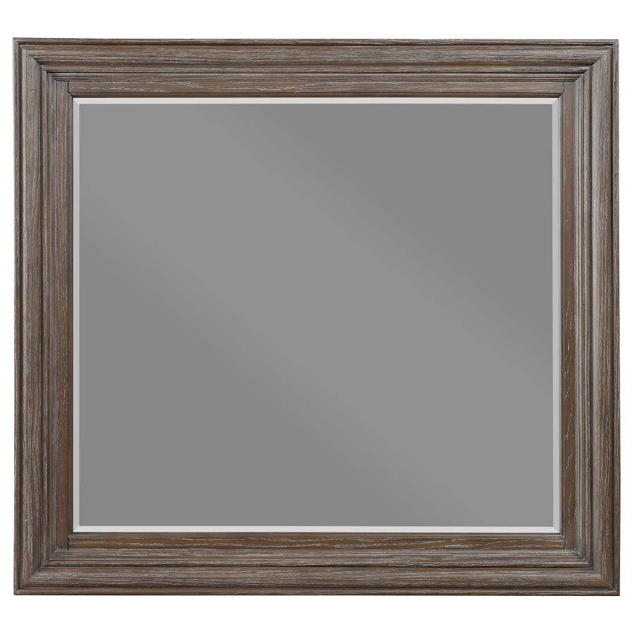 Emmett Rectangular Dresser Mirror Walnut - (224444)
