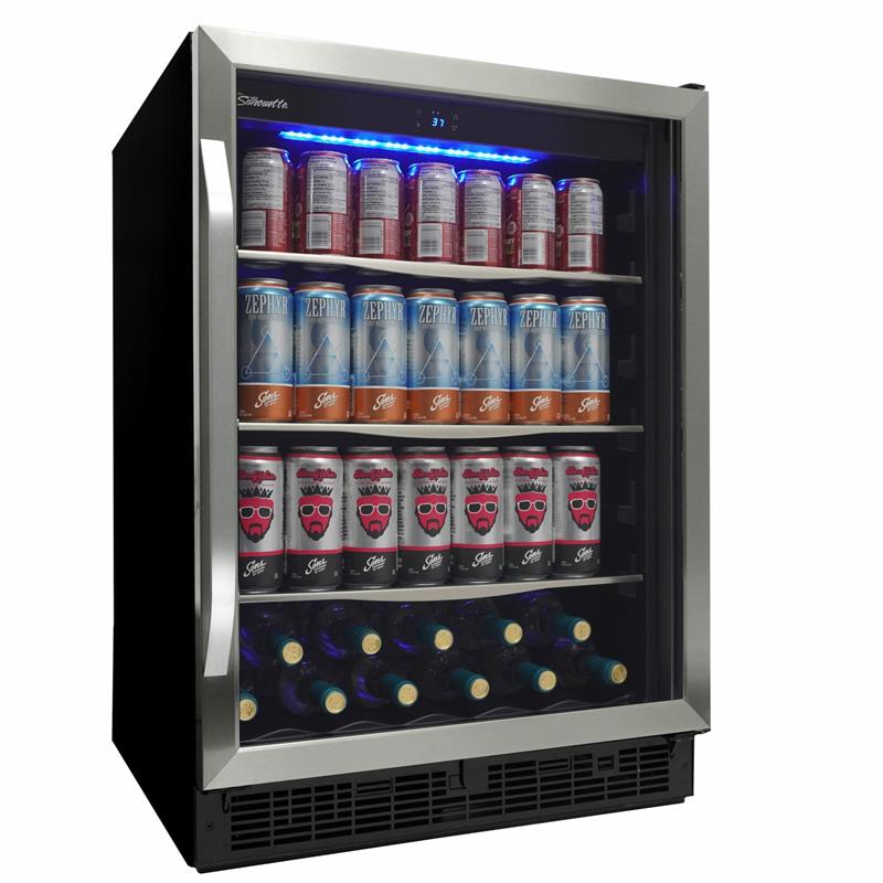 Silhouette 5.7 Cu. Ft. Built-in Beverage Center In Stainless Steel - (SBC057D1BSS)