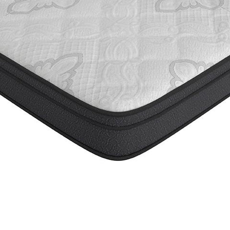 Evie 9.25" Twin Mattress White and Black - (350371T)
