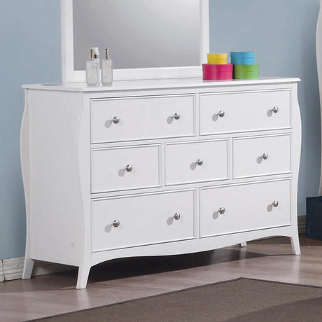 Dominique 7-drawer Dresser Cream White - (400563)
