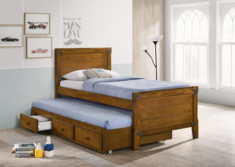 Granger Twin Captain's Bed With Trundle Rustic Honey - (461371T)