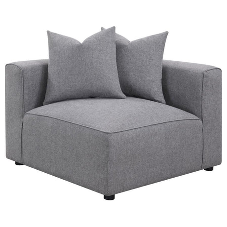 Jennifer Tight Seat Corner Chair Grey - (551595)