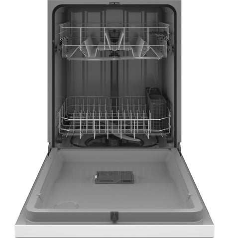 GE(R) ENERGY STAR(R) Dishwasher with Front Controls - (GDF535PGRWW)