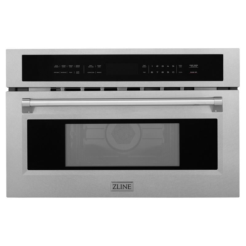 ZLINE 30 In. Microwave Oven in DuraSnow Stainless Steel with Traditional Handle (MWO-30-SS) - (MWO30SS)