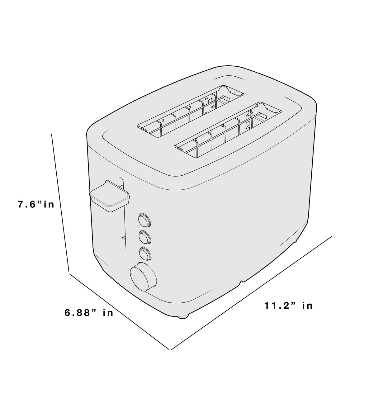 GE 2-Slice Toaster - (G9TMA2SSPSS)